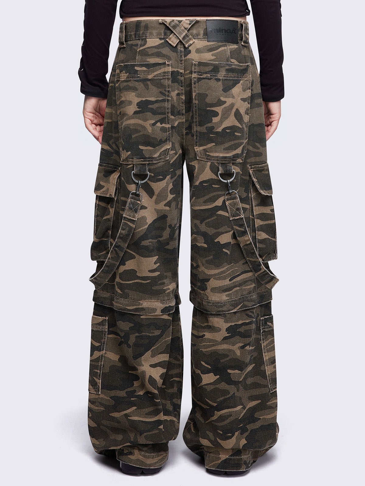 trek camo cargo jeans
